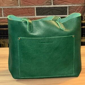 SOLD Portland Leather Goods Medium Crossbody Tote in Bacalar